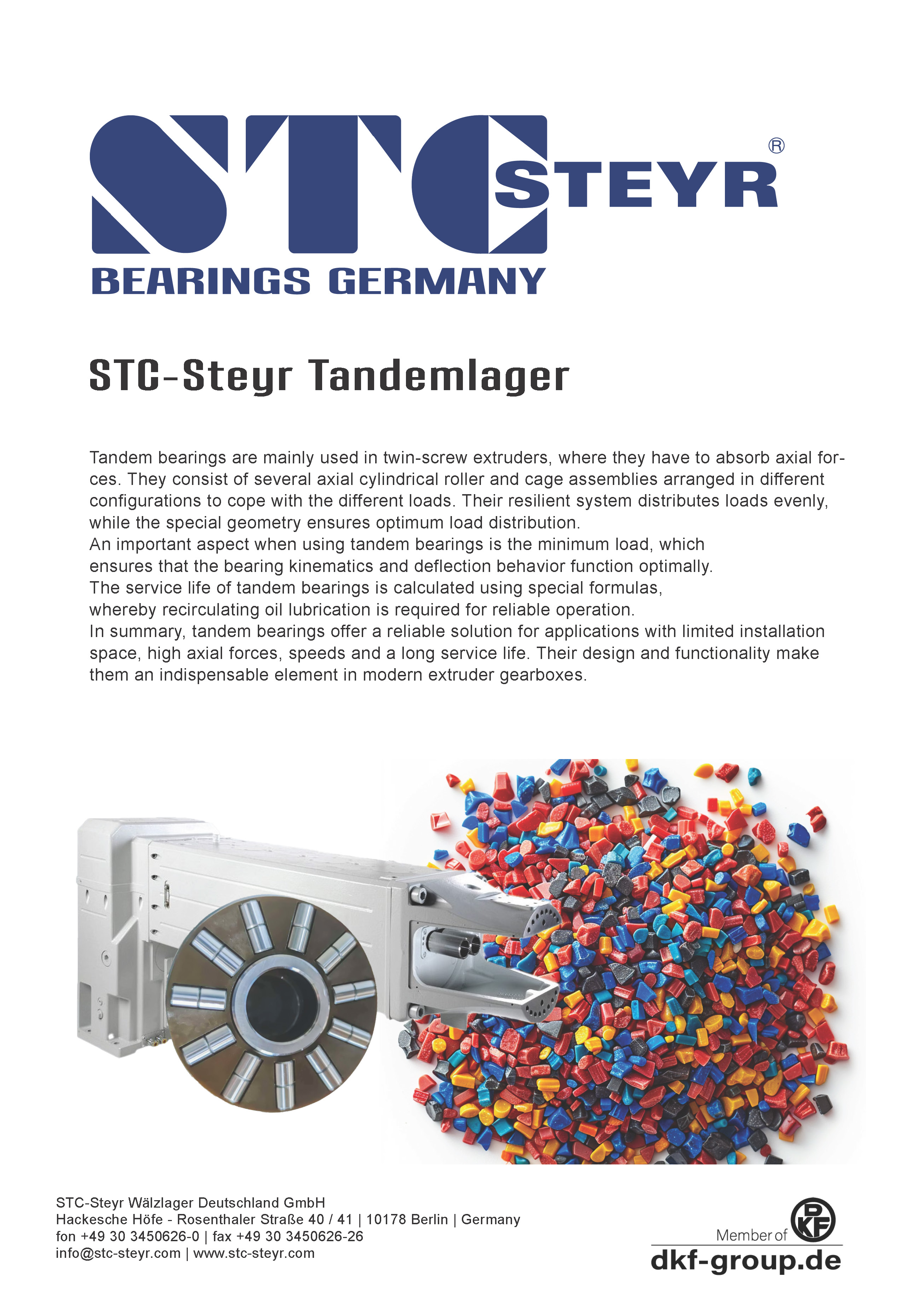 STC-Steyr Tandem bearings 