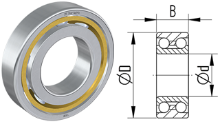Angular contact ball bearings 
